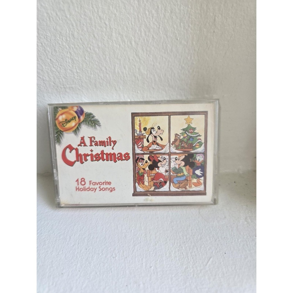 Disney Family Christmas Cassette Tape 18 Holiday Songs Vintage Tested Works 90s